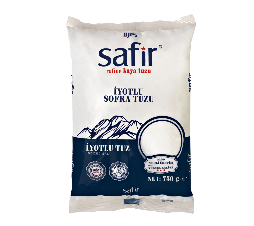 750 gr Iodized Table Salt in Bag